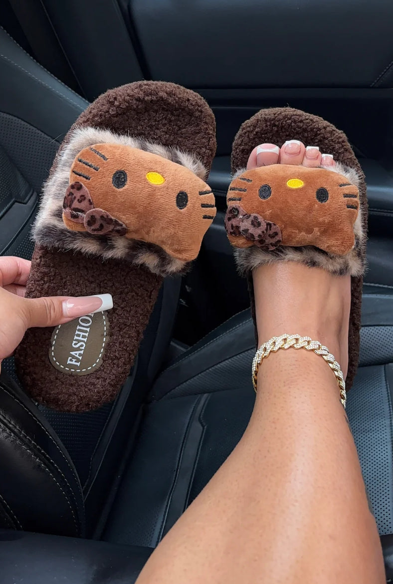hello kitty bow slides